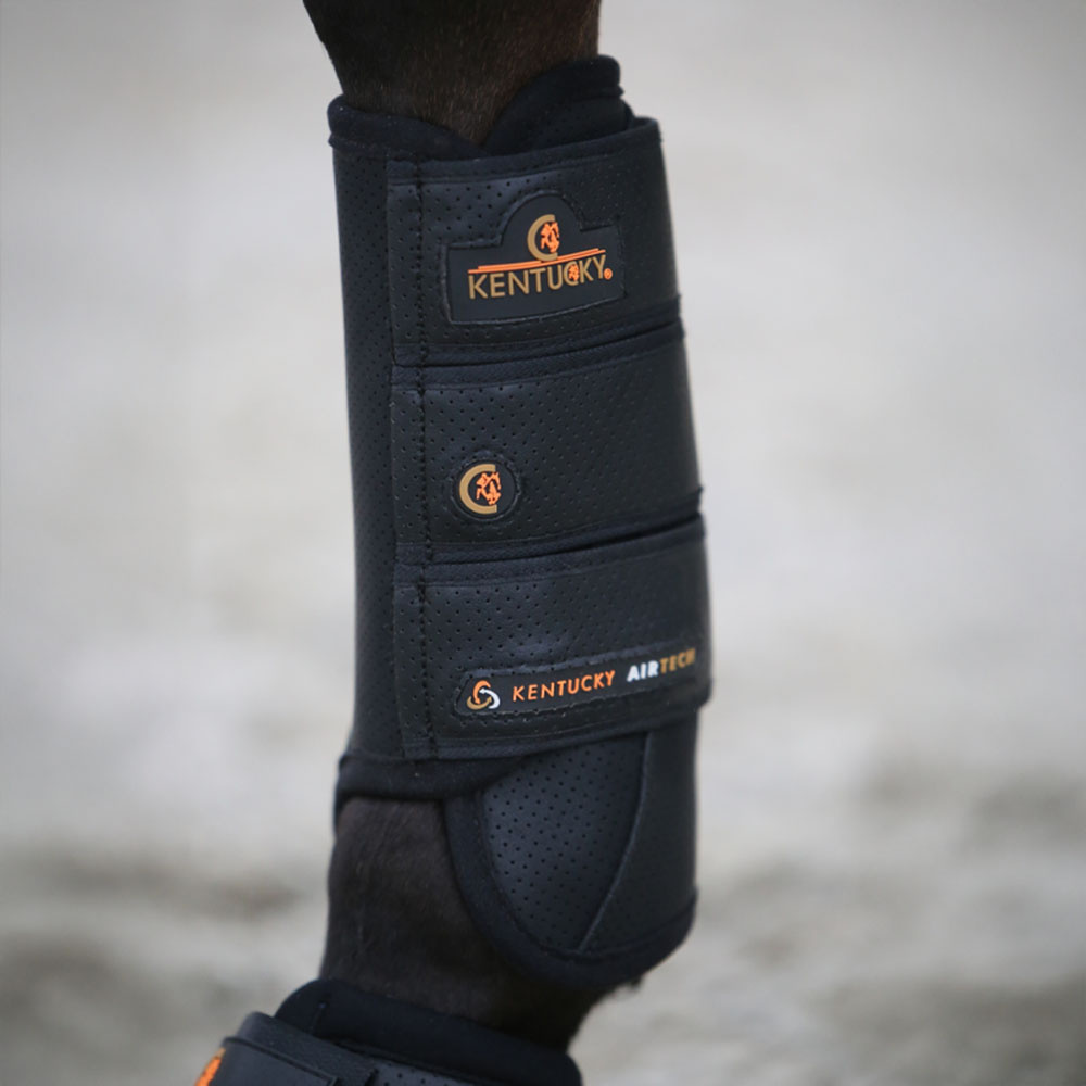 Peesbeschermers Eventing Air Tech Front Zwart