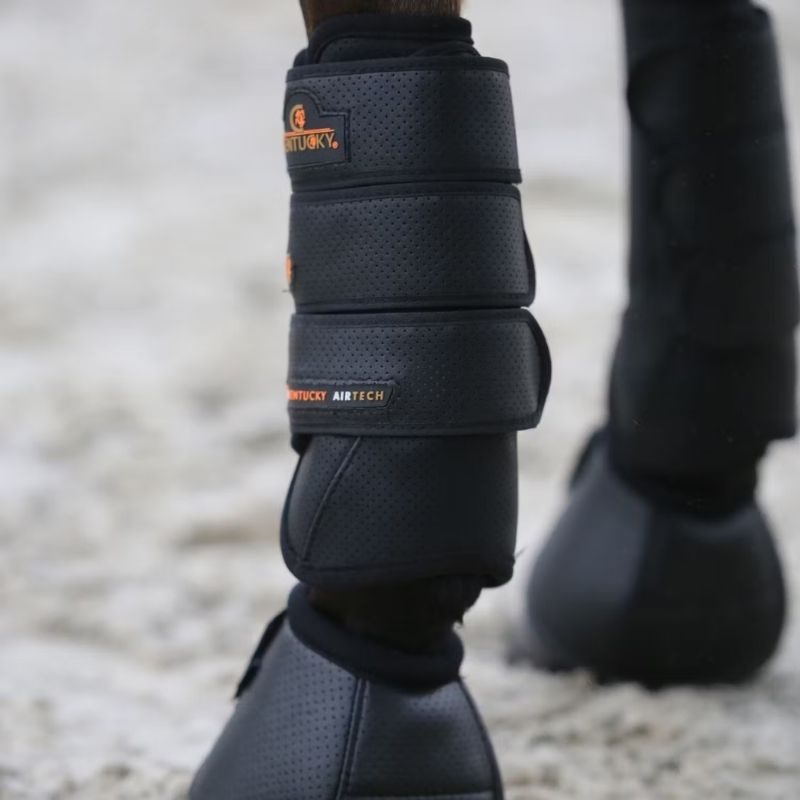 Peesbeschermers Eventing Air Tech Front Zwart