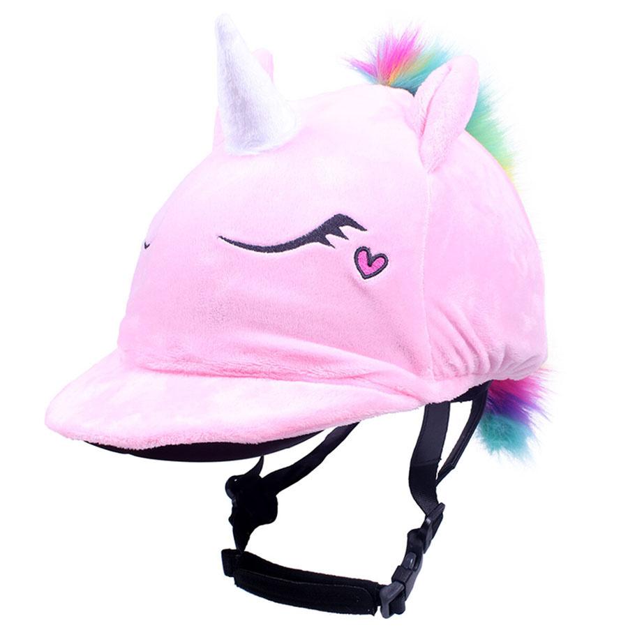 Helmovertrek Eenhoorn Roze