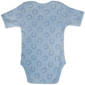 Body met korte mouwen Bobby Lichtblauw Body met korte mouwen Bobby Lichtblauw