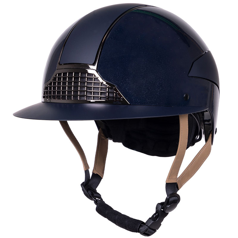 Paardrijcap Miami Polo Marineblauw