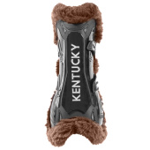 Peesbeschermers Vegan Sheepskin Bamboo Elastic Zwart/Bruin Peesbeschermers Vegan Sheepskin Bamboo Elastic Zwart/Bruin