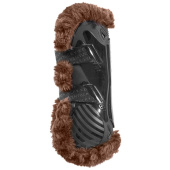 Peesbeschermers Vegan Sheepskin Bamboo Elastic Zwart/Bruin Peesbeschermers Vegan Sheepskin Bamboo Elastic Zwart/Bruin