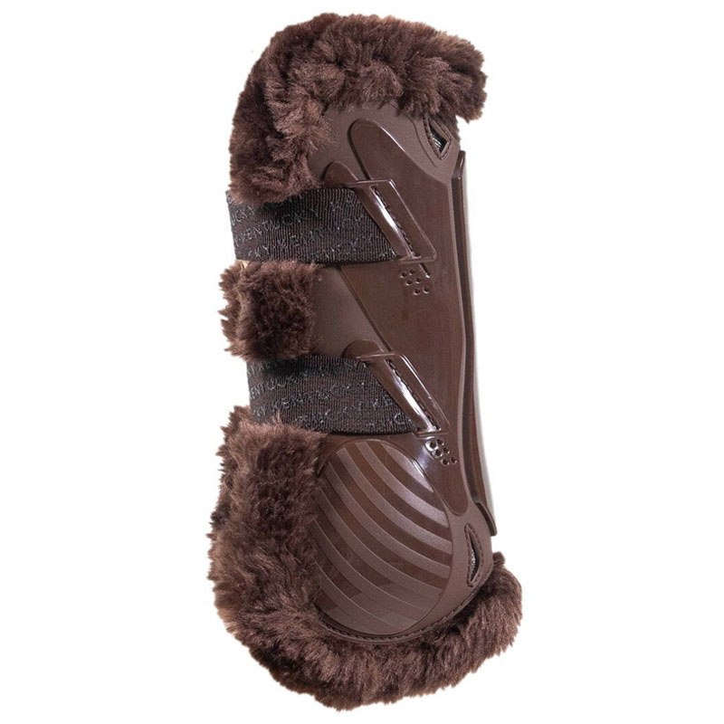 Peesbeschermers Vegan Sheepskin Bamboo Elastic Bruin/Bruin