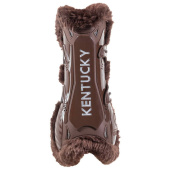 Peesbeschermers Vegan Sheepskin Bamboo Elastic Bruin/Bruin Peesbeschermers Vegan Sheepskin Bamboo Elastic Bruin/Bruin