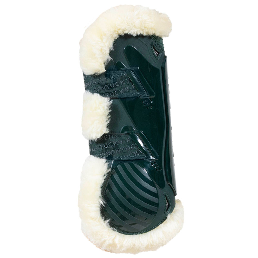 Peesbeschermers Vegan Sheepskin Bamboo Elastic Donkergroen