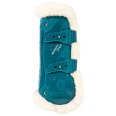 Peesbeschermers Vegan Sheepskin Bamboo Elastic Smaragdgroen Peesbeschermers Vegan Sheepskin Bamboo Elastic Smaragdgroen