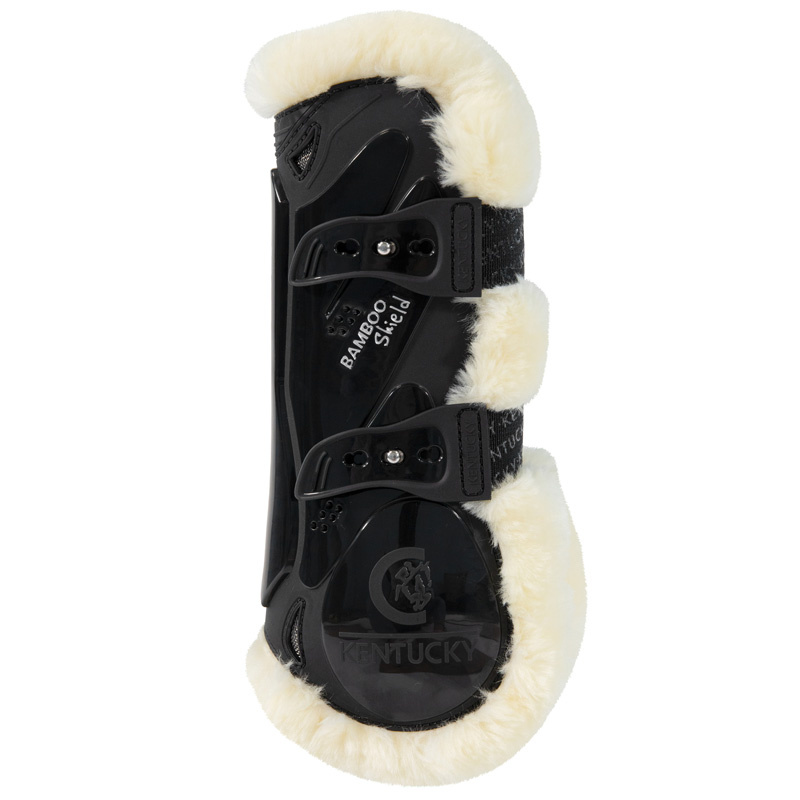 Peesbeschermers Sheepskin Bamboo Shield Zwart