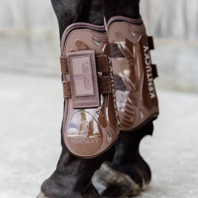 Peesbeschermers Velcro Bruin