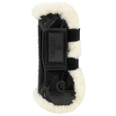 Peesbeschermers Vegan Sheepskin Velcro Zwart Peesbeschermers Vegan Sheepskin Velcro Zwart