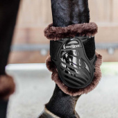 Strijklappen Young Vegan Sheepskin Zwart/Bruin Strijklappen Young Vegan Sheepskin Zwart/Bruin