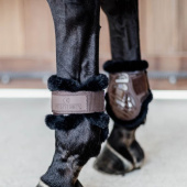 Strijklappen Young Vegan Sheepskin Bruin/Zwart Strijklappen Young Vegan Sheepskin Bruin/Zwart