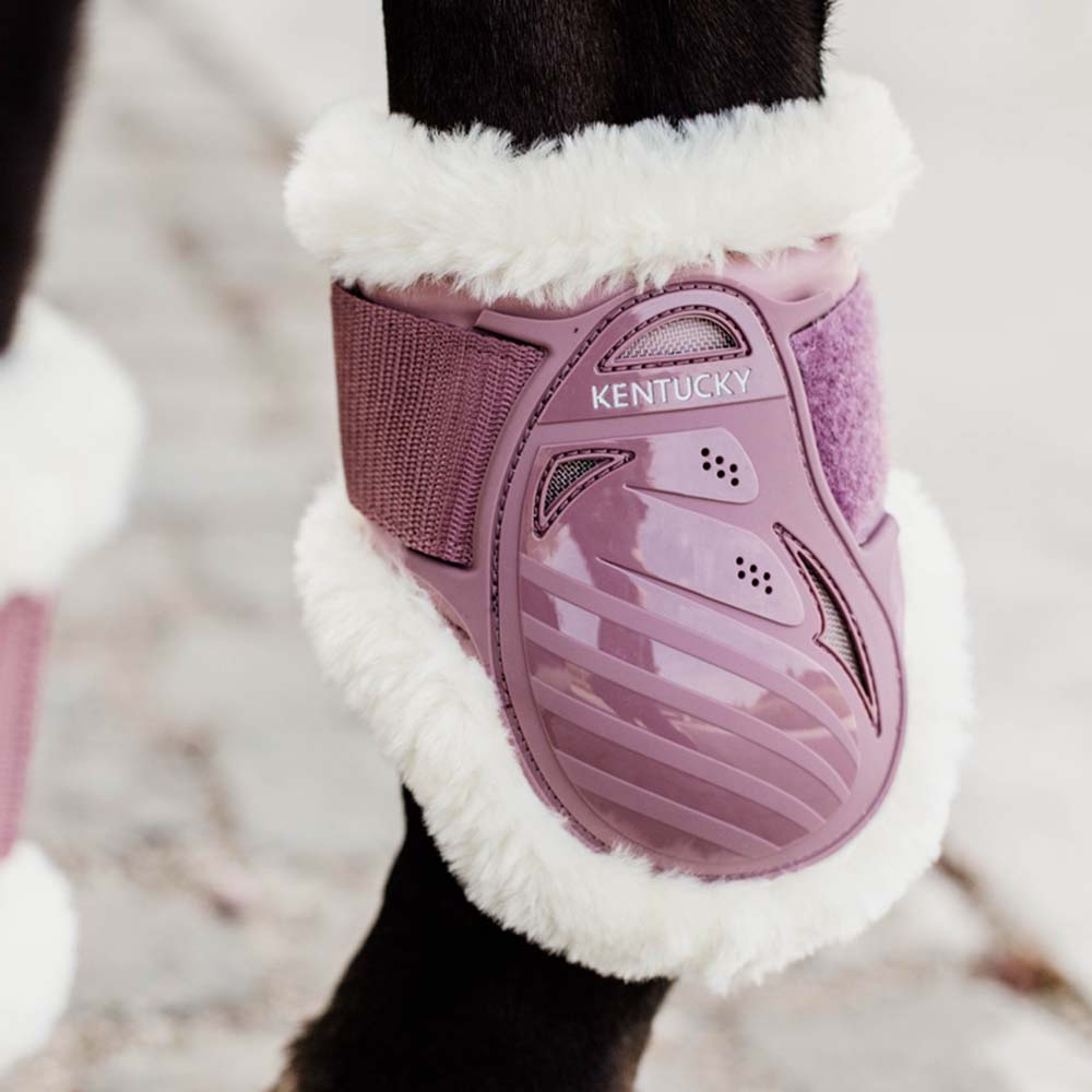 Strijklappen Young Vegan Sheepskin Oudroze