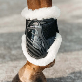 Kogelbeschermers Young Horse Sheepskin Shield Zwart Kogelbeschermers Young Horse Sheepskin Shield Zwart