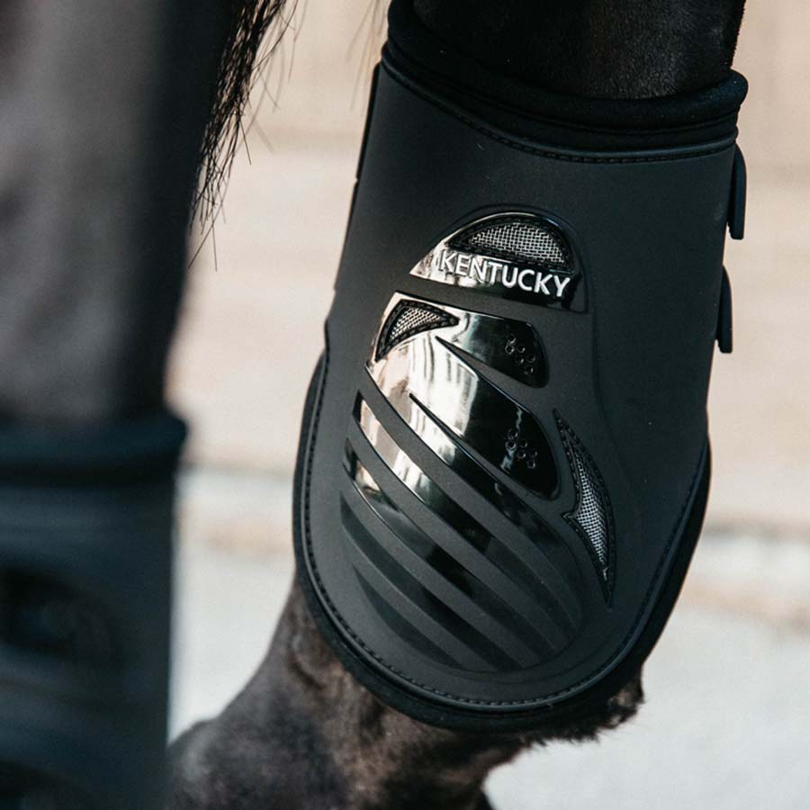 Strijklappen Elastic Zwart