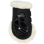 Strijklappen Elastic Vegan Sheepskin Zwart Strijklappen Elastic Vegan Sheepskin Zwart