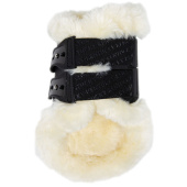 Strijklappen Elastic Vegan Sheepskin Zwart Strijklappen Elastic Vegan Sheepskin Zwart