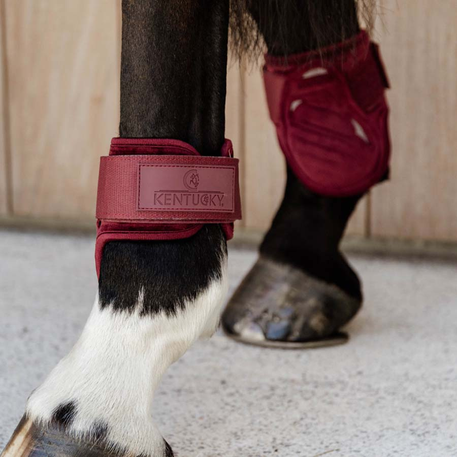 Strijklappen Young Velvet Bordeaux