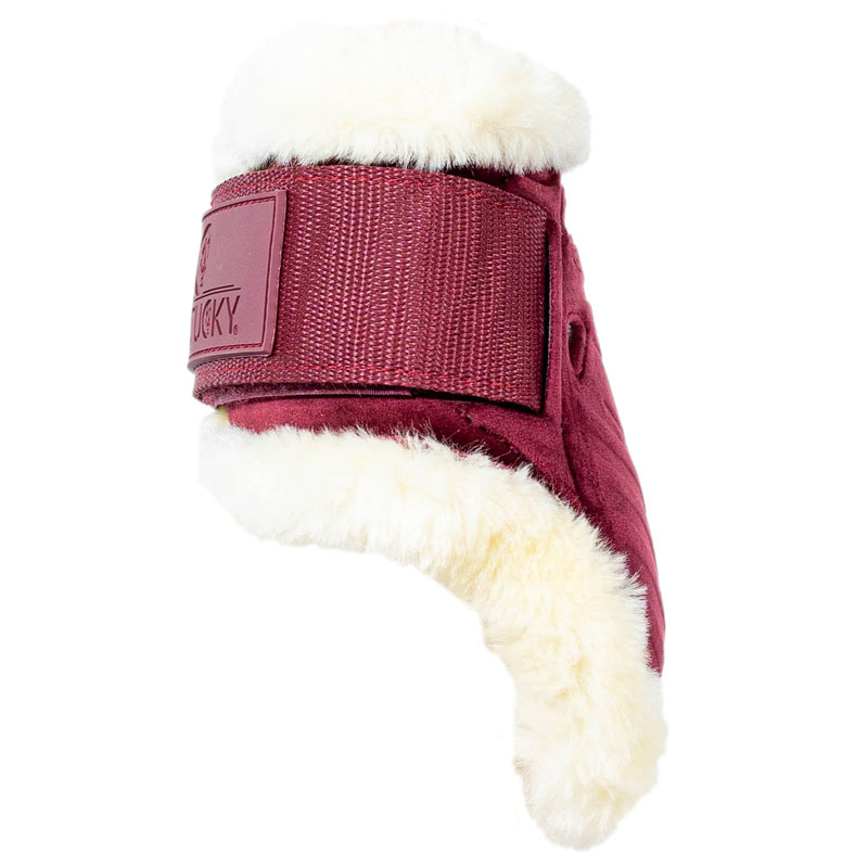 Strijklappen Young Vegan Sheepskin Velvet Bordeaux
