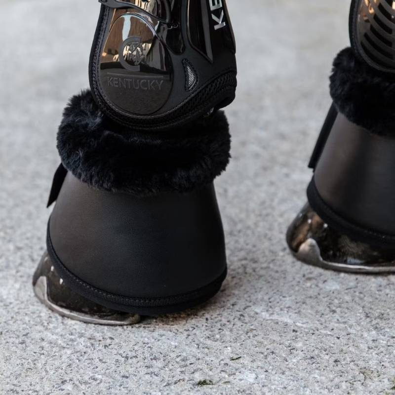 Springschoenen Kunstleer Sheepskin Zwart