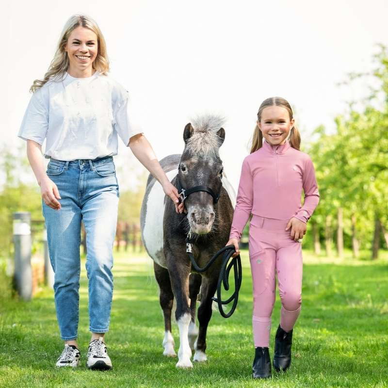 Rijlegging Kind/Junior Lucky Start Full Grip Roze