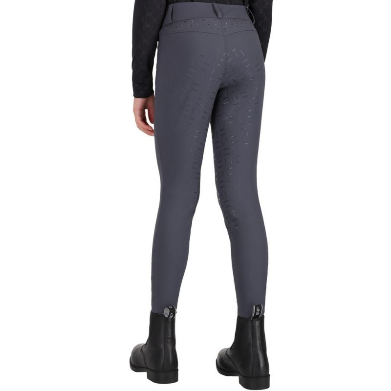 Rijbroek Kind/Junior Livora Full Grip Grijs