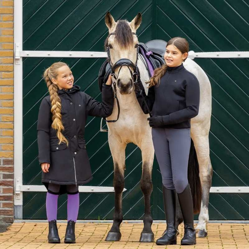 Rijbroek Kind/Junior Livora Full Grip Grijs