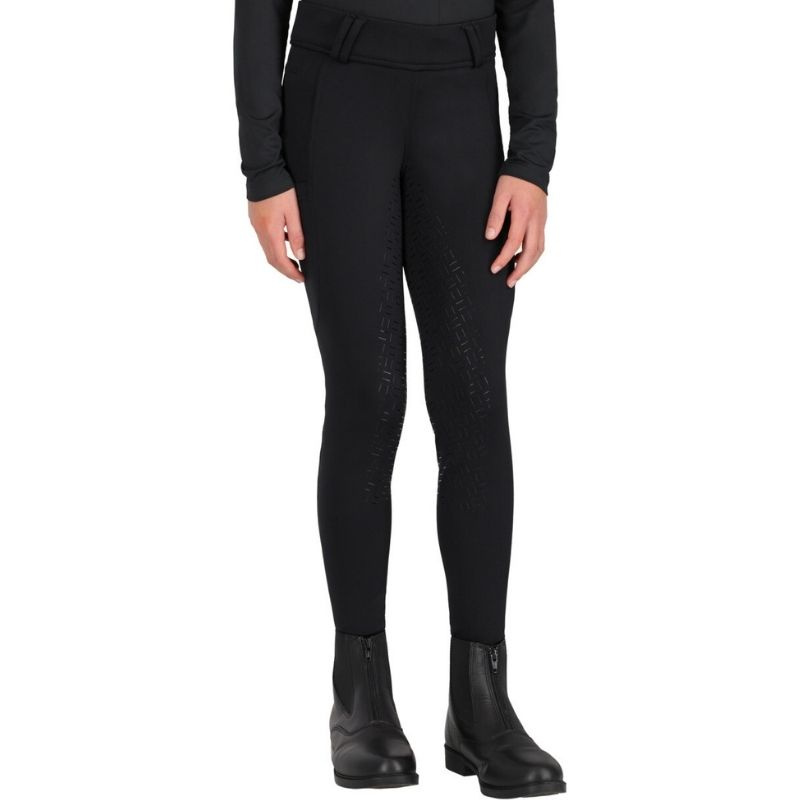 Rijlegging Kind/Junior Valletta Full Grip Zwart