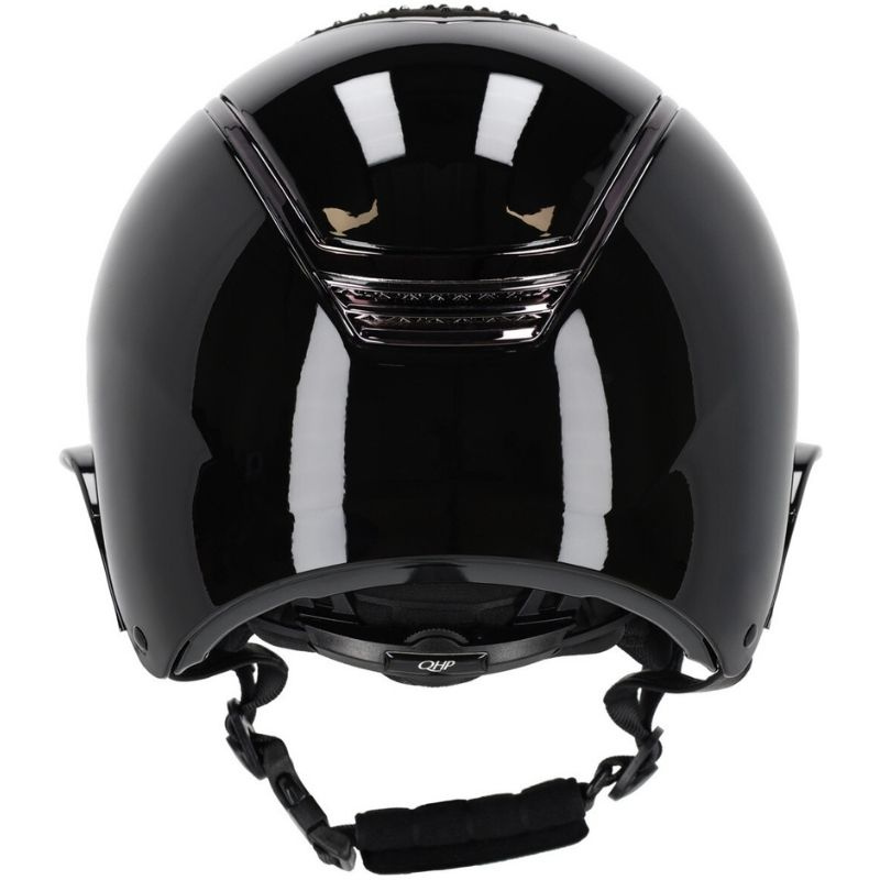 Paardrijcap Memphis Polo Visor Zwart