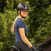 Paardrijcap Memphis Polo Visor Zwart Paardrijcap Memphis Polo Visor Zwart