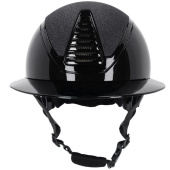 Paardrijcap Glendale Polo Visor Zwart Paardrijcap Glendale Polo Visor Zwart