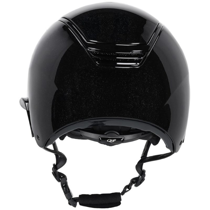 Paardrijcap Glendale Polo Visor Zwart