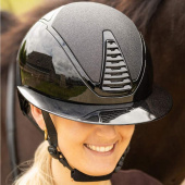 Paardrijcap Glendale Polo Visor Zwart Paardrijcap Glendale Polo Visor Zwart