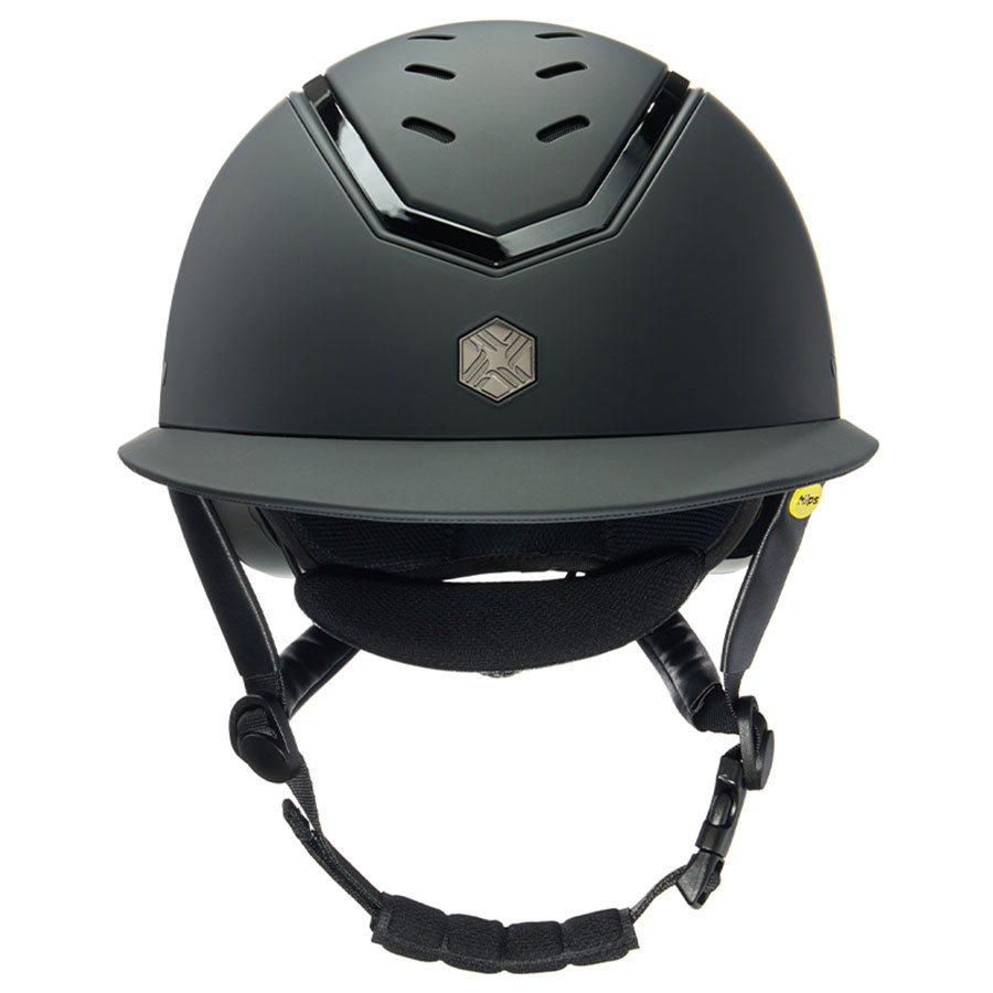 Paardrijcap MIPS Kylo Matte Zonneklep Zwart/Zwart
