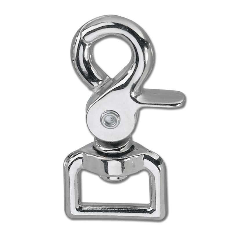 Gespsluiting voor teugels Snap Square Zilver