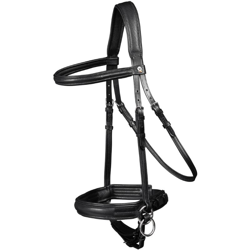 Bitloos hoofdstel Supersoft X-Line Zwart