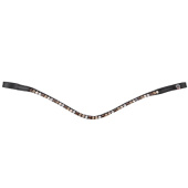 Frontriem Glam X-Line Zwart/Bruin/Goud/Zilver Frontriem Glam X-Line Zwart/Bruin/Goud/Zilver