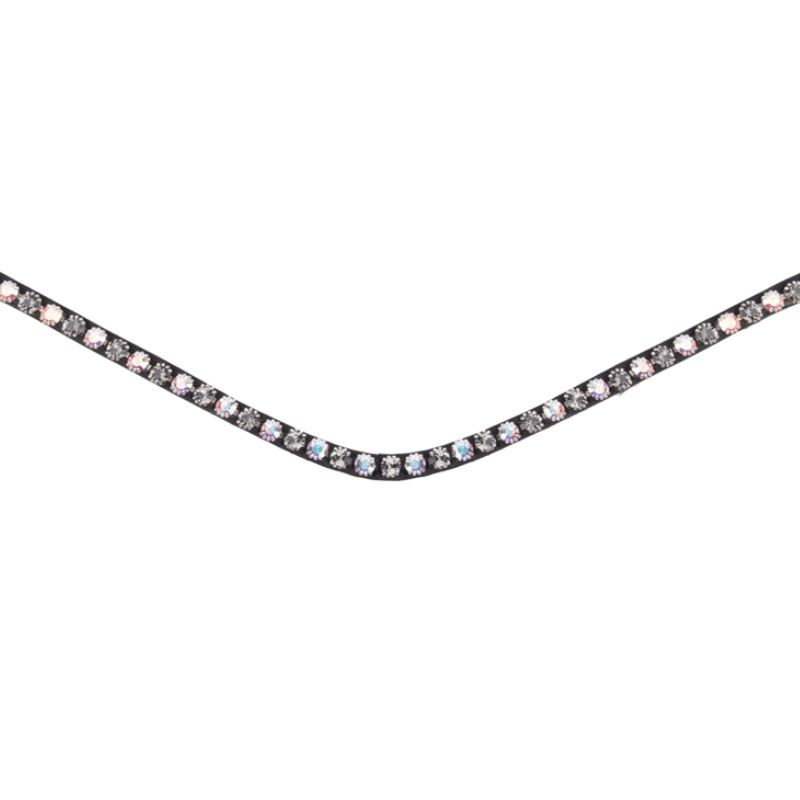 Frontriem Glam X-Line Black/Pearl/Grey