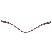 Frontriem Glam X-Line Bruin/Goud/Zilver Frontriem Glam X-Line Bruin/Goud/Zilver
