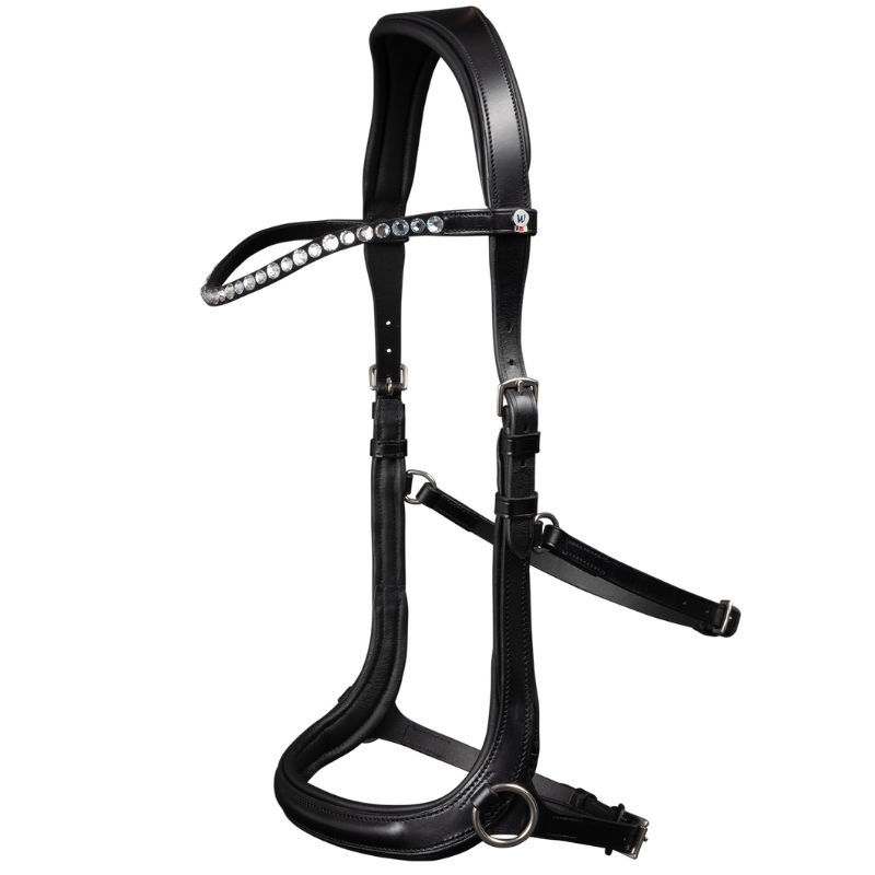 Bitloos hoofdstel Sensation X-Line Zwart