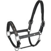 Leren halster Crystal X-Line Zwart Leren halster Crystal X-Line Zwart