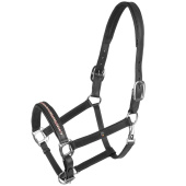 Leren halster Crystal X-Line Zwart/Roze Leren halster Crystal X-Line Zwart/Roze