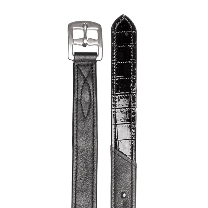 Beugelriemen Croco X-Line Zwart