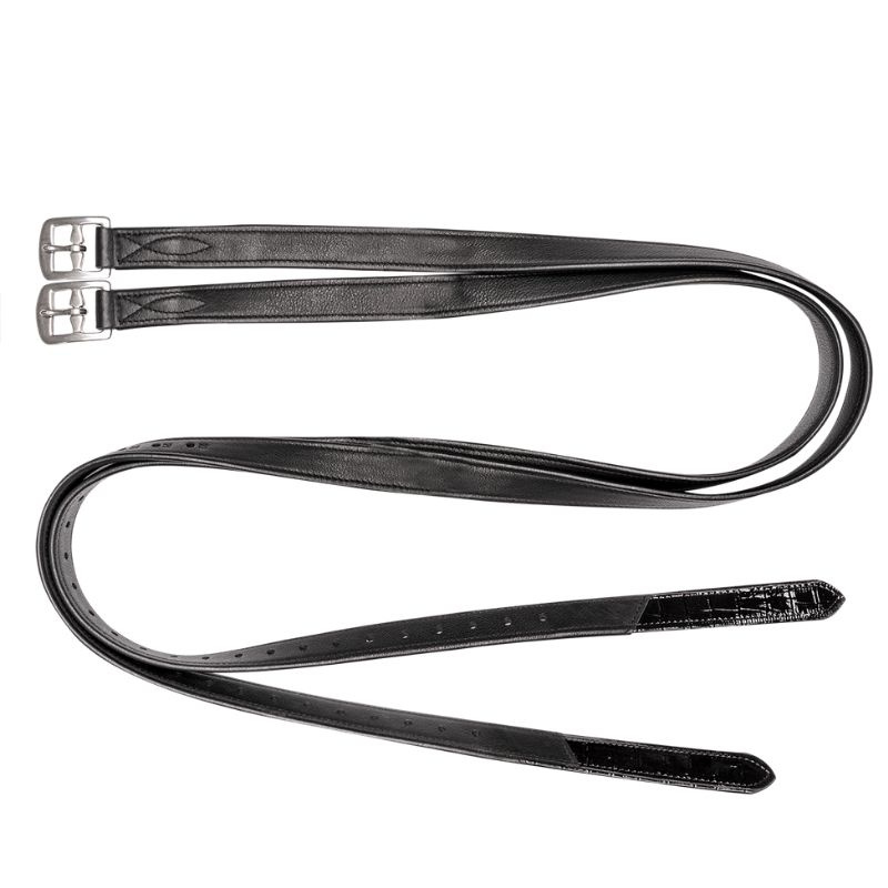 Beugelriemen Croco X-Line Zwart