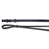 Kandareteugels Leather 12mm Hooks Zwart Kandareteugels Leather 12mm Hooks Zwart