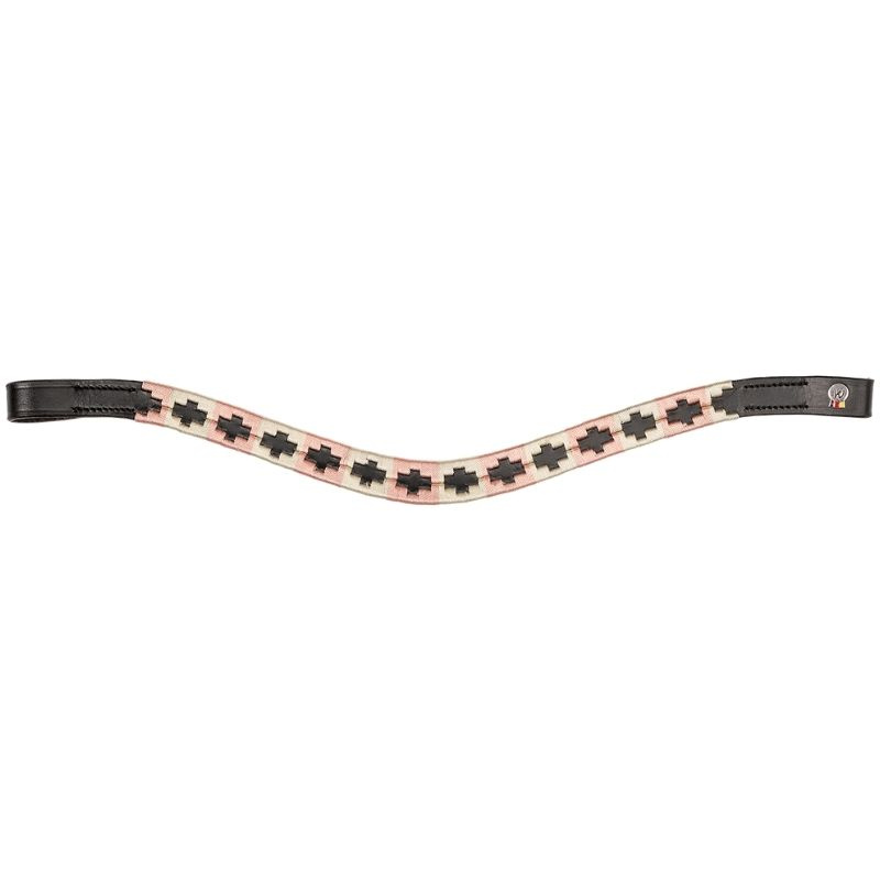 Frontriem Polo X-Line Zwart/Roze