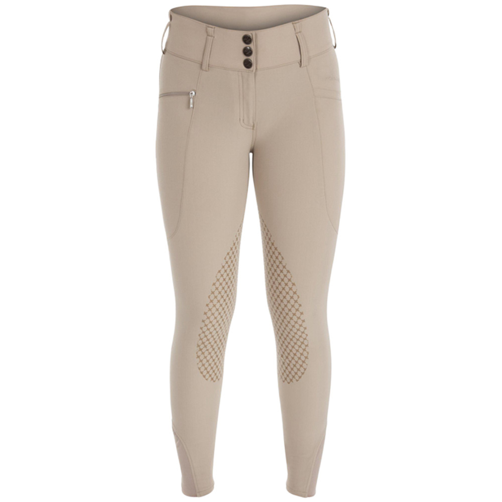 Rijbroeken Candy Super-X Mira High Knee Grip Beige