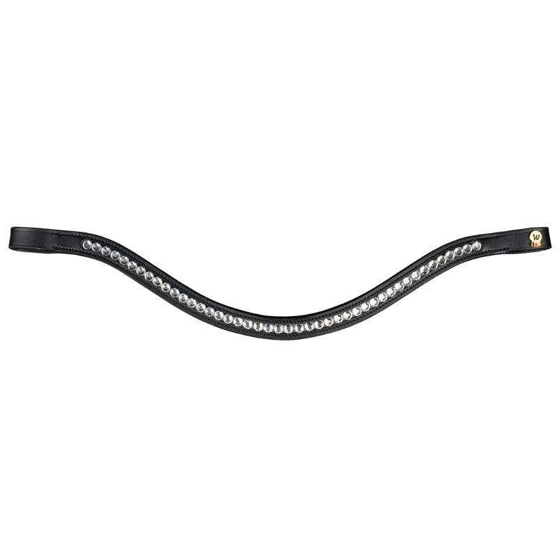 Dressuurhoofdstel Magic Croco S-Line Zwart