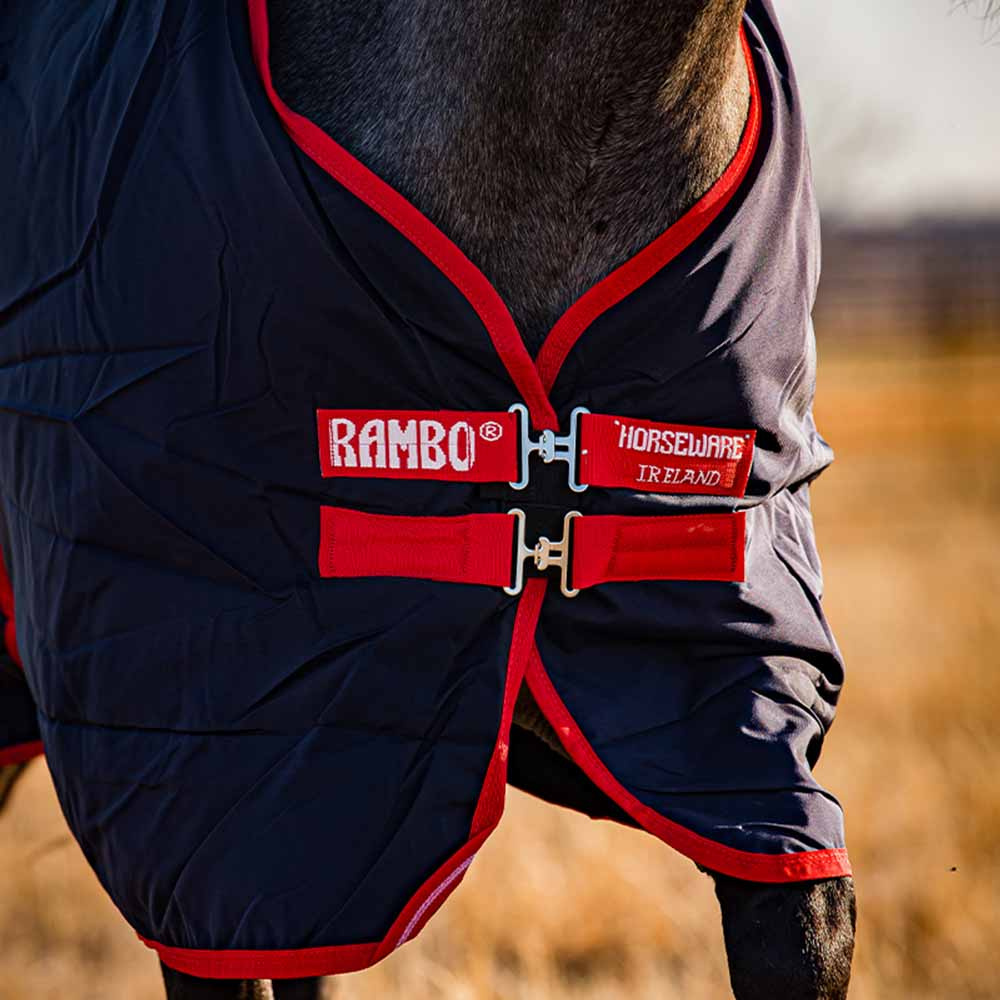 Winterdeken Rambo Original T/O 200g Marineblauw/Rood