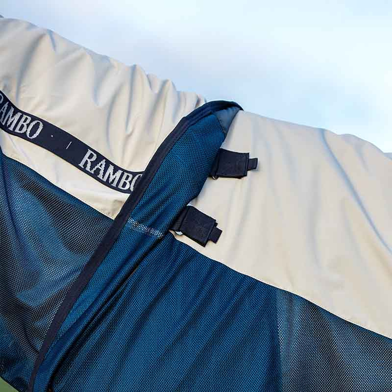 Regen/vliegendeken Rambo Summer Series Marineblauw/Grijs